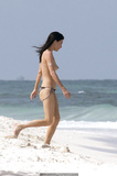 British actress Jamie Murray topless at the beach in Mexico, July 2014