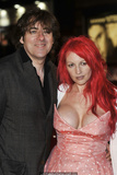 Redhead Jane Goldman areola slip and cleavage
