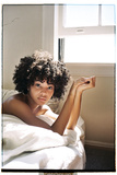Jamea Byrd topless but covere photoshoot by Sam Dameshek