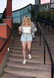 Iskra Lawrence leaving Starbucks in LA - June 08, 2019