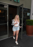 Iskra Lawrence leaving Starbucks in LA - June 08, 2019