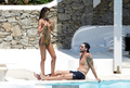 Izabel Goulart in bikini at the pool on Mykonos Island - July 03, 2019