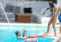 Izabel Goulart in bikini at the pool on Mykonos Island - July 03, 2019
