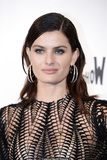 Isabeli Fontana posing in see through dress