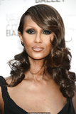 Iman braless in see through dress at red carpet