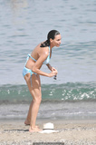 Ines Sastre in blue bikini candids In Marbella - July 09, 2011