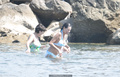Ines Sastre in blue bikini candids In Marbella - July 09, 2011
