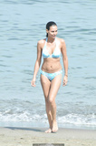 Ines Sastre in blue bikini candids In Marbella - July 09, 2011