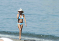 Ines Sastre in blue bikini candids In Marbella - July 09, 2011