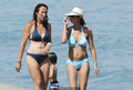 Ines Sastre in blue bikini candids In Marbella - July 09, 2011