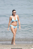 Ines Sastre in blue bikini candids In Marbella - July 09, 2011