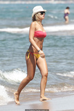 Ilary Blasi in bikini candids at the beach in Sabaudia - July 27, 2010