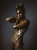 Holly Horne naked and oiled photoshoot