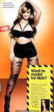 Busty Holly Hagan shows her nude boobs for Nuts Magazine, UK - March 14, 2014