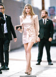Elizabeth Olsen leaving Jimmy Kimmel Live! in Hollywood - October 01, 2019