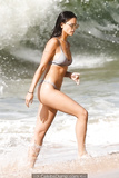 Eiza Gonzalez sexy curves in gray bikini in Hawaii