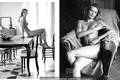 Edita Vilkeviciute nude black--white photoshoot for Unconditional Magazine 2019