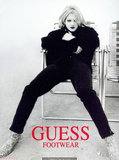 Drew Barrymore sexy for Guess Jeans ads