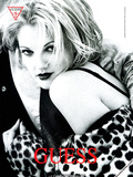 Drew Barrymore sexy for Guess Jeans ads