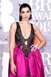 Dua Lipa sexy cleavage at 39th BRIT Awards 2019 at The O2 Arena in London -