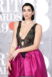 Dua Lipa sexy cleavage at 39th BRIT Awards 2019 at The O2 Arena in London -
