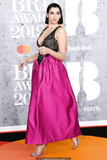 Dua Lipa sexy cleavage at 39th BRIT Awards 2019 at The O2 Arena in London -