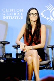 Demi Moore speak at the Clinton Global Initiative annual meeting in NY -