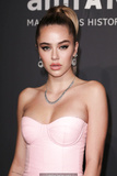 Delilah Belle Hamlin in pink dress at amfAR New York Gala 2019 in New York City