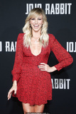 Debbie Gibson in red dress at Jojo Rabbit premiere in Los Angeles - October 15,