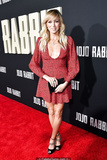 Debbie Gibson in red dress at Jojo Rabbit premiere in Los Angeles - October 15,