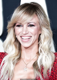 Debbie Gibson in red dress at Jojo Rabbit premiere in Los Angeles - October 15,