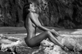 Daria Mikolajczak fully nude on a beach