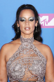 Dascha Polanco braless in see through dress