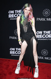 Dani Thorne long legs at ON The Record Red Carpet Grand Opening at Park MGM in