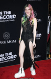 Dani Thorne long legs at ON The Record Red Carpet Grand Opening at Park MGM in