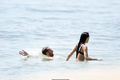 Dakota Johnson and Chris Martin enjoyed a day of sun and fun in the Hamptons -