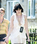 Daisy Lowe out in London shows sexy cleavage - August 26, 2019