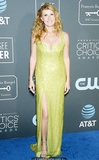 Connie Britton cleavage in light green dress
