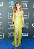 Connie Britton cleavage in light green dress