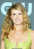 Connie Britton cleavage in light green dress
