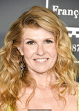 Connie Britton cleavage in light green dress