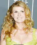Connie Britton cleavage in light green dress