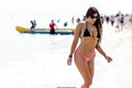 Claudia Romani in skimpy bikini on South Beach - March 03, 2019