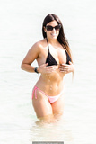 Claudia Romani in skimpy bikini on South Beach - March 03, 2019