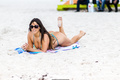 Claudia Romani in bikini on the beach in South Beach - June 17, 2019