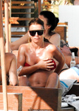 Coleen Rooney in red bikini on a holiday in Ibiza - July 11, 2019