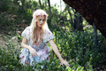 Blonde Claire Holt in nature photoshoot by Gemma Pranita, 2015