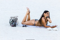 Claudia Romani sexy in bikini on the beach in Florida - May 30, 2019