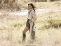 Cindy Crawford in nature for Zoey Grossman photoshoot for Porter Edit, March