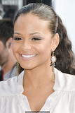 Christina Milian in jeans and white blouse